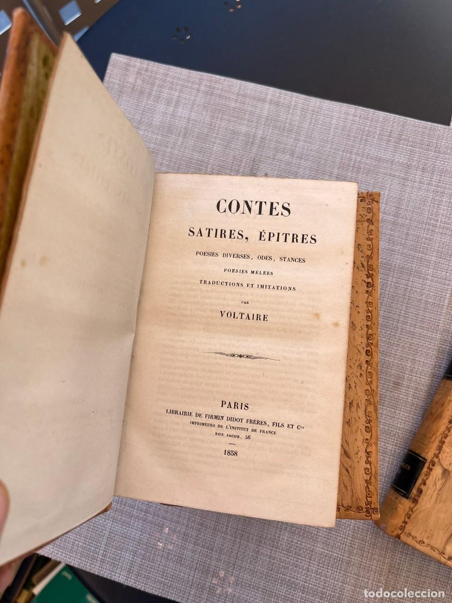 Libros antiguos: &OElig;uvres de Voltaire &mdash; 7 volumes - Foto 3