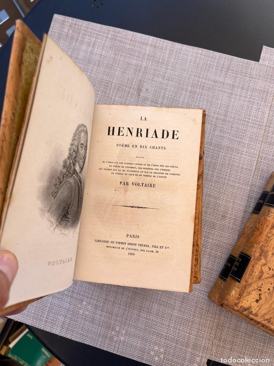 Libros antiguos: &OElig;uvres de Voltaire &mdash; 7 volumes - Foto 4