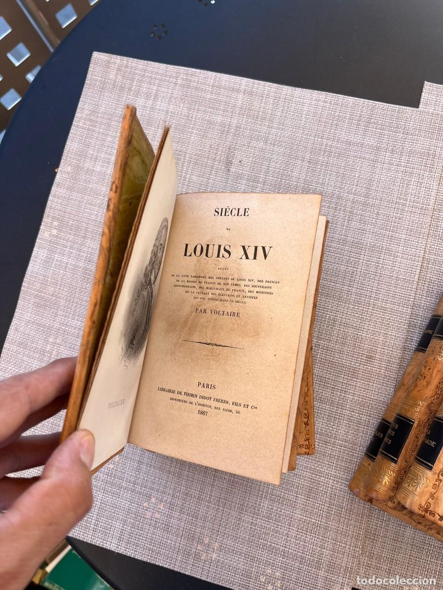 Libros antiguos: &OElig;uvres de Voltaire &mdash; 7 volumes - Foto 5