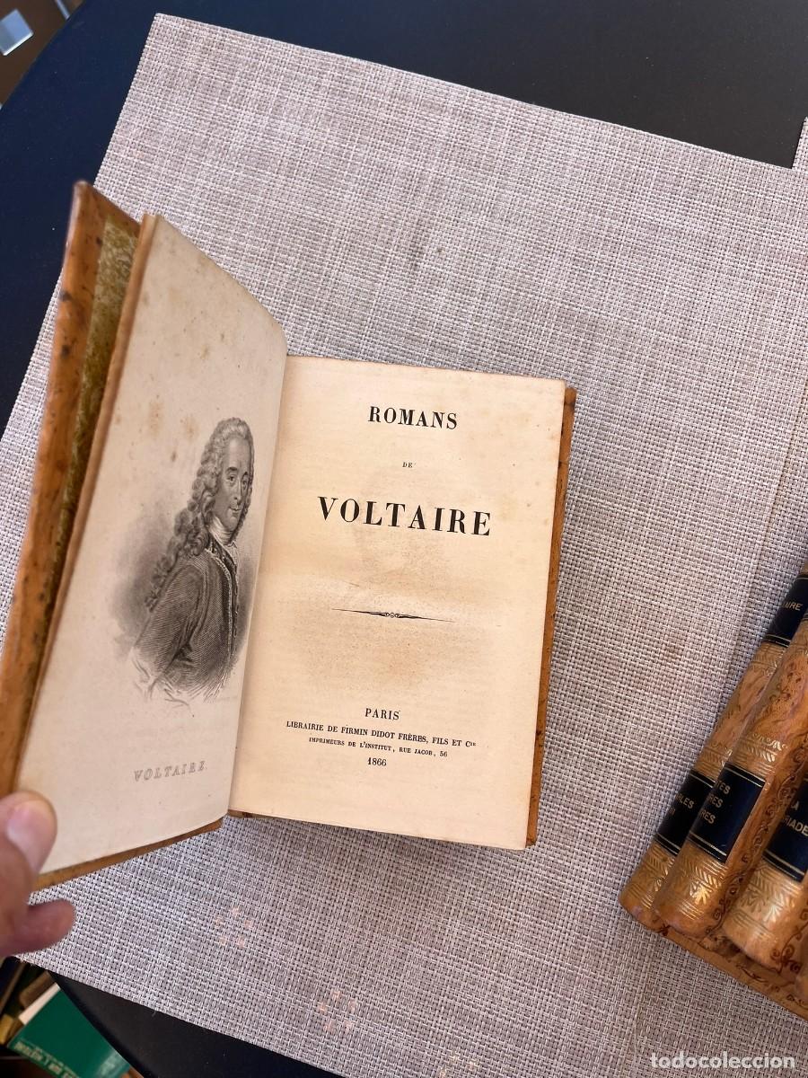 Libros antiguos: &OElig;uvres de Voltaire &mdash; 7 volumes - Foto 6