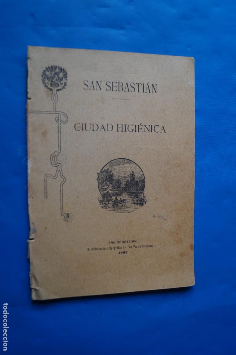 Libros antiguos: SAN SEBASTIAN. CIUDAD HIGIENICA. 1903