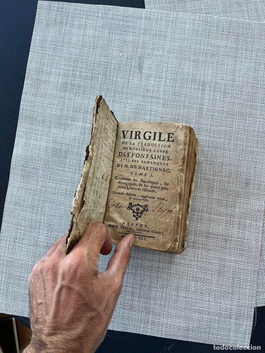 Libros antiguos: Virgile, de la traduction de Monsieur l'abb&eacute; Des Fontaines (Tome I)