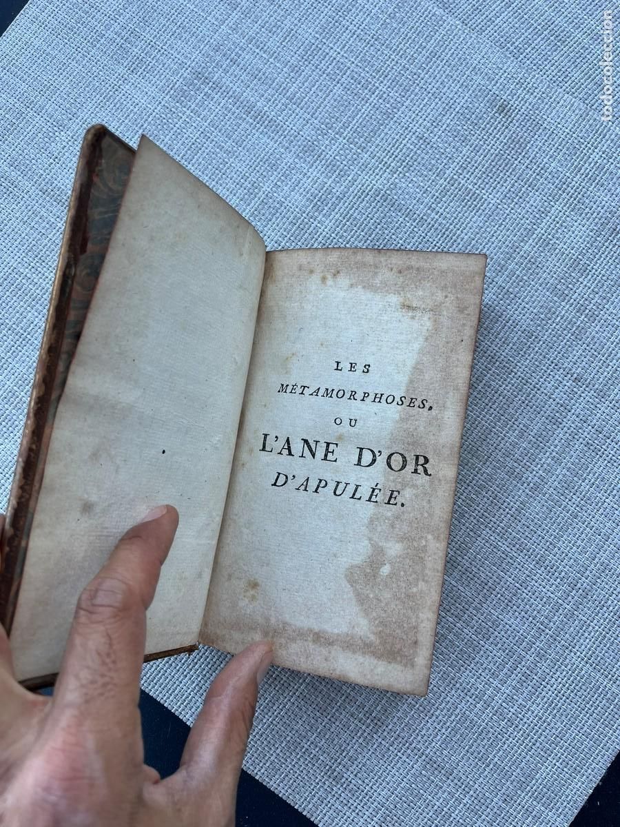 Libros antiguos: Les M&eacute;tamorphoses dApul&eacute;e - Apul&eacute;e - Foto 4