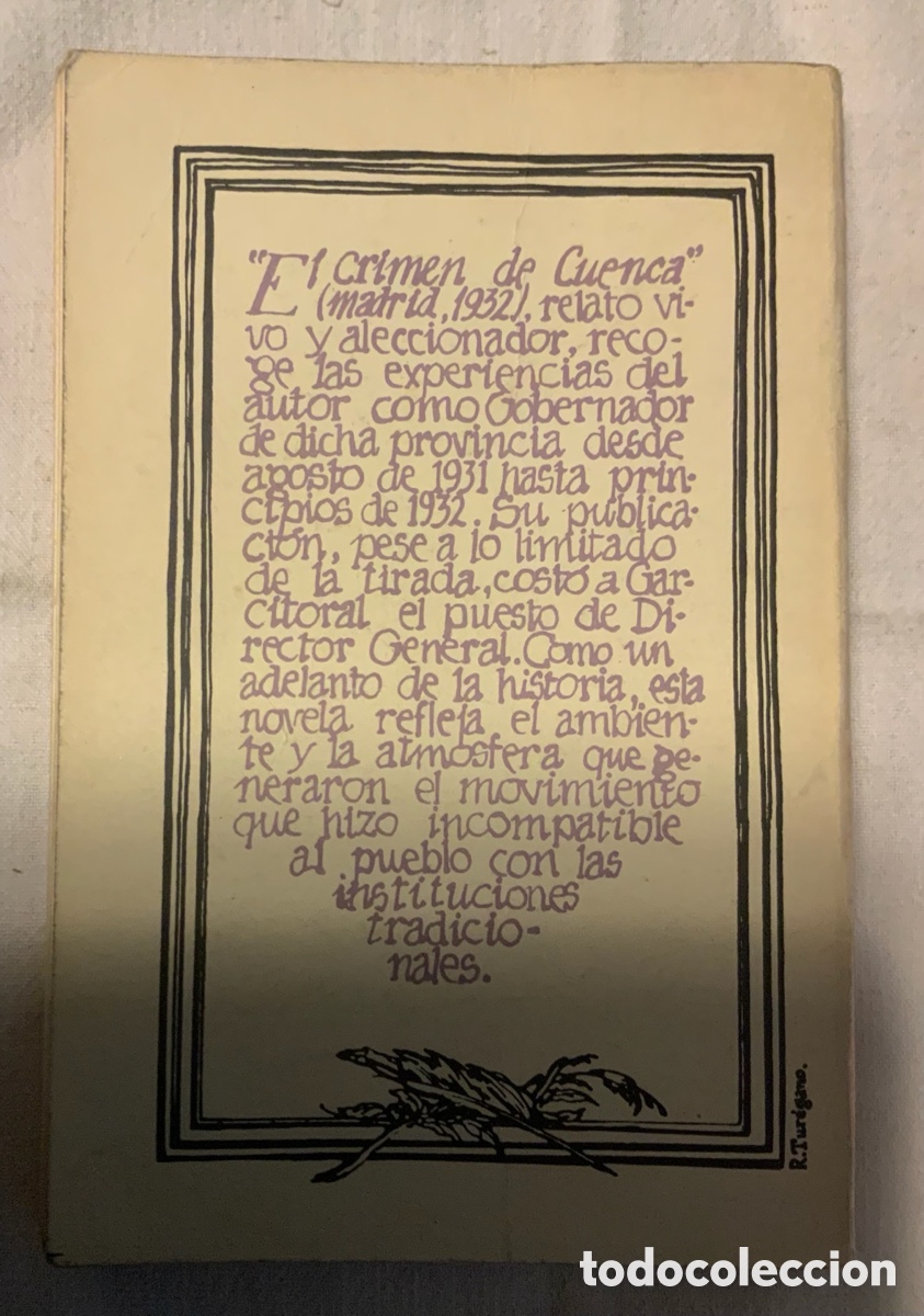 Libros antiguos: El crimen de Cuenca. Alicio Garcitoral - Foto 7