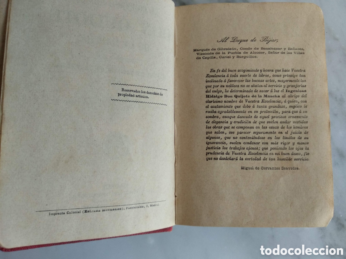 Libros antiguos: Quijote en miniatura, edici&oacute;n de 1903 - Foto 6