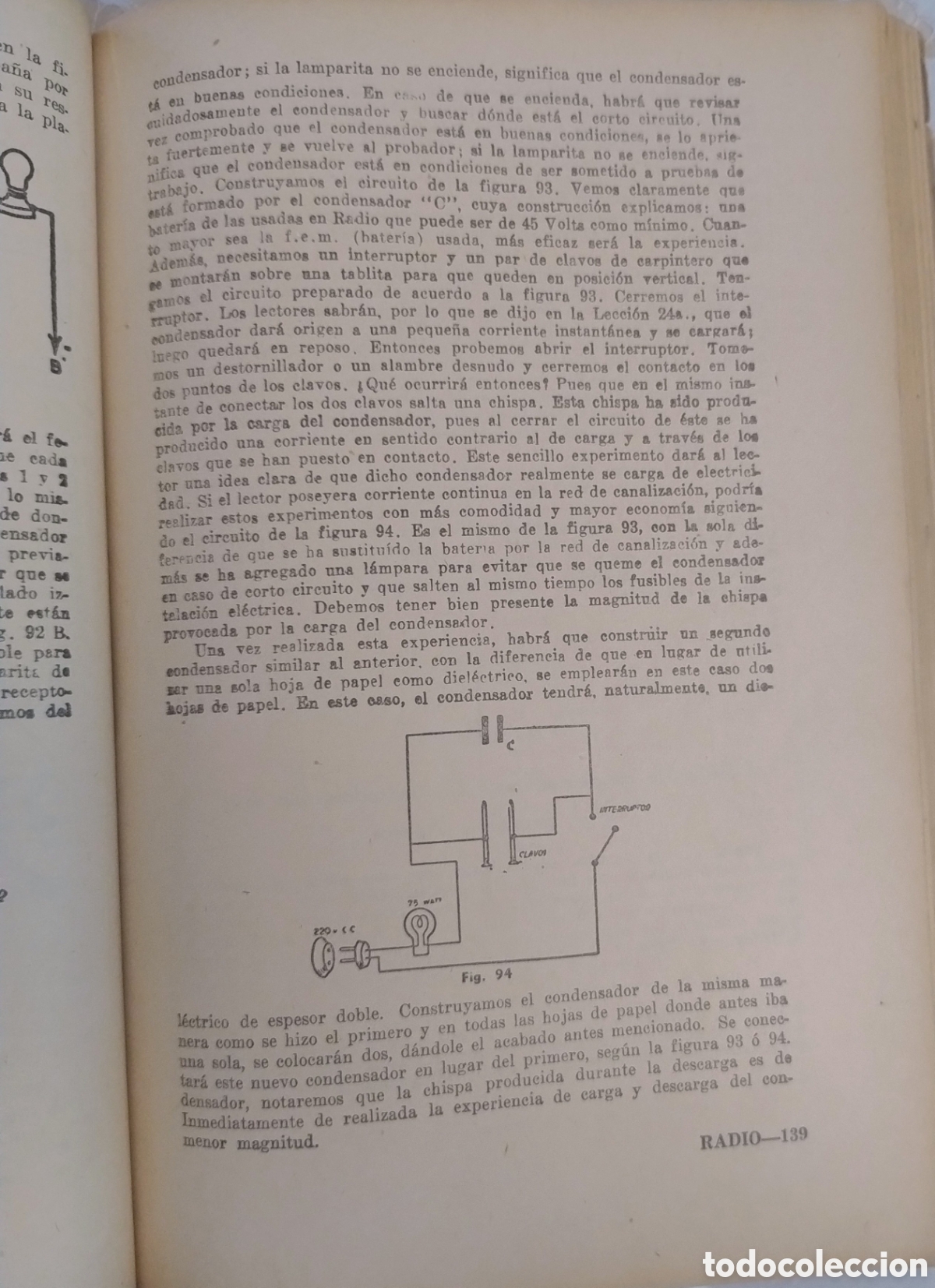 Libros antiguos: Lecciones de radio. Volumen 1 - Foto 4