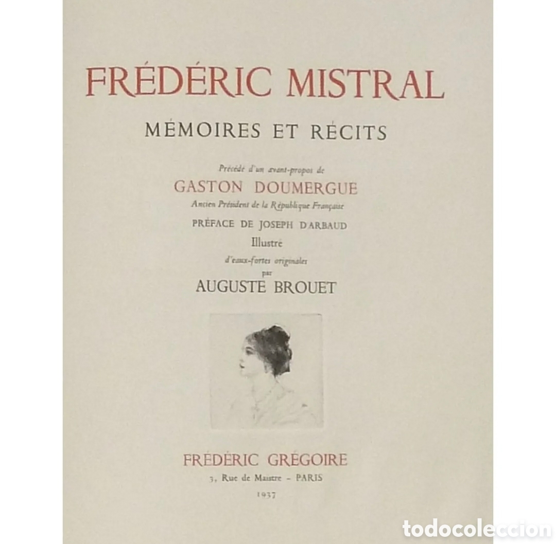 Antiquarische B&uuml;cher: MISTRAL - Nobel - 50 ex ANNAM doble estado con anotaciones con 15 aguafuertes + 30 estampas En doble