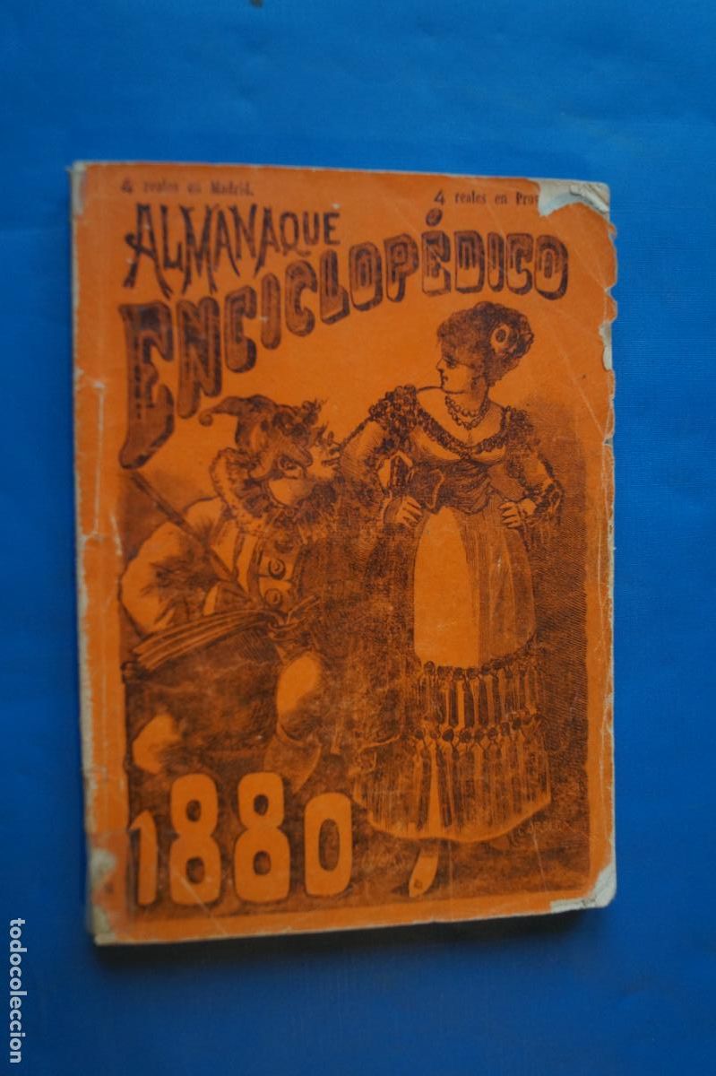 Libros antiguos: ALMANAQUE ENCICLOPEDICO. 1880