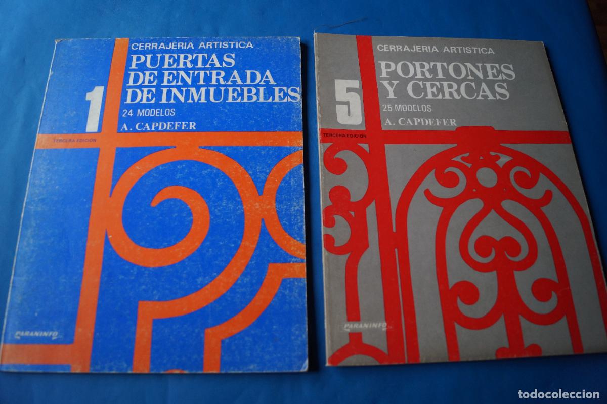 Libros antiguos: CERRAJERIA ARTISTICA. A. CAPDEFER, EN TOTAL SON 12 REVISTAS. VER RESTO DE FOTOS