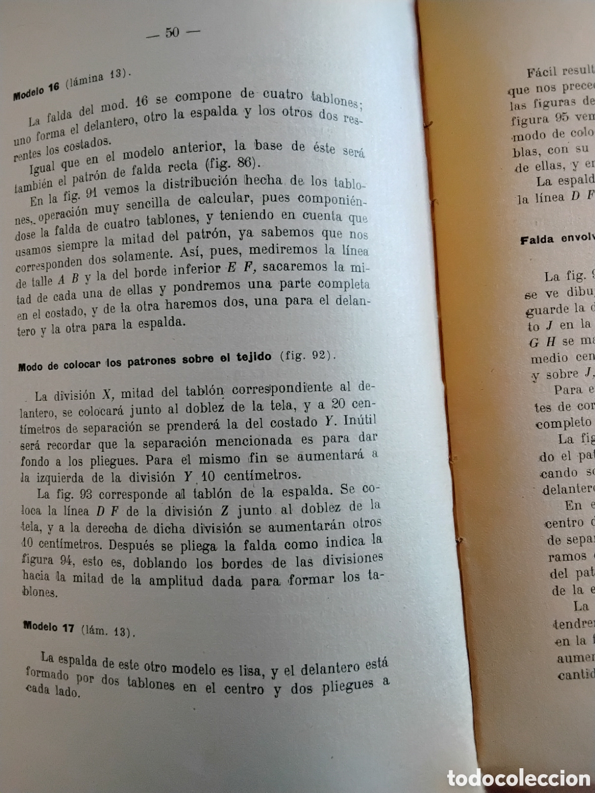 Libros antiguos: METODO DE CORTE Y CONFECCI&Oacute;N. EULALIA SIMARRO. 1934 - Foto 5