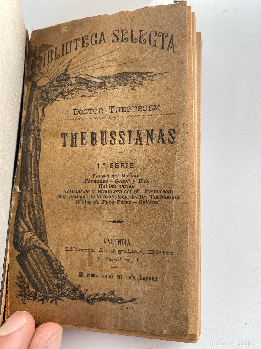 Libros antiguos: Thebussianas 1&ordf; serie - DOCTOR THEBUSSEM