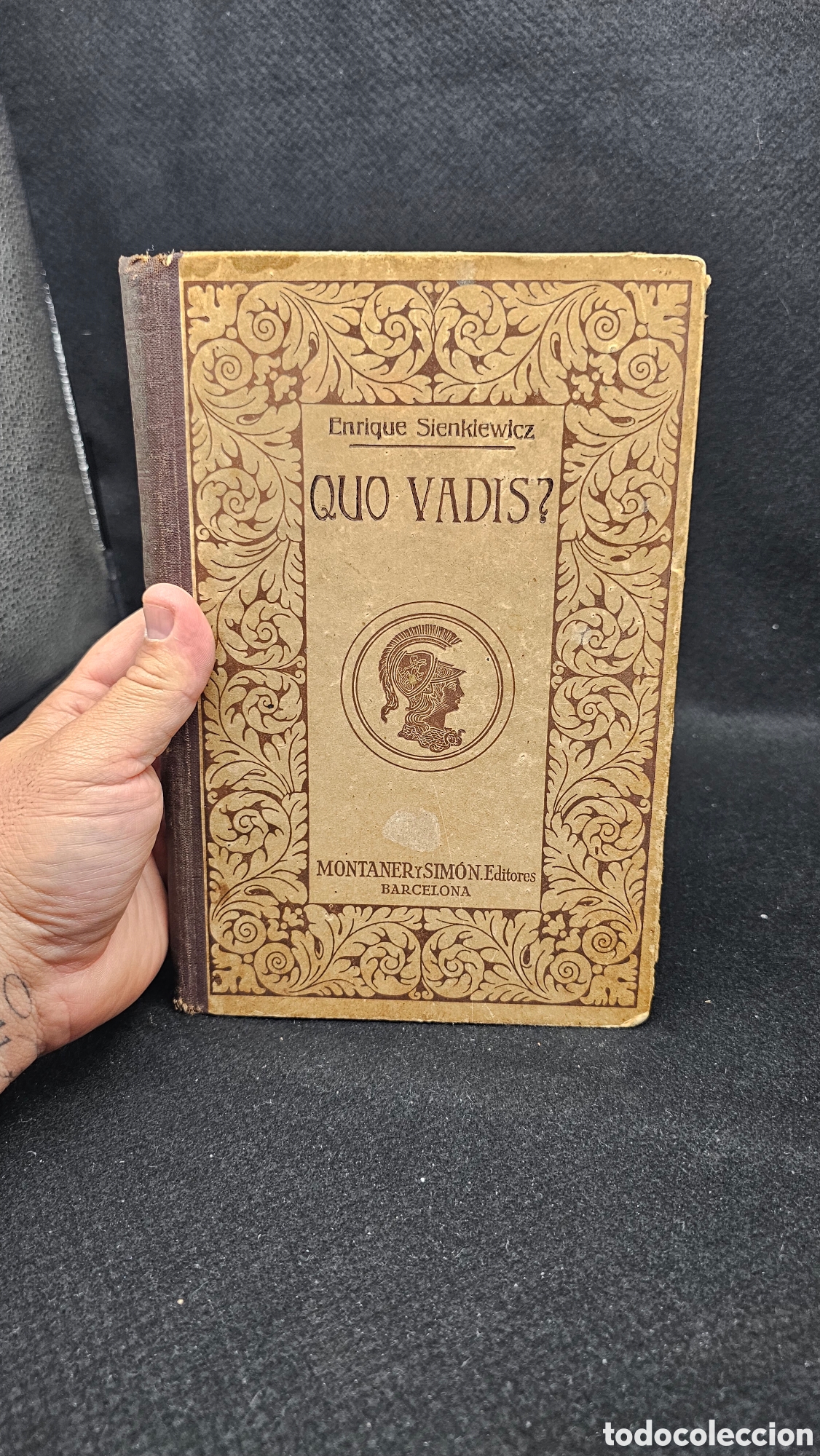 Libros antiguos: Antiguo libro de principios del siglo XX QUO VADIS ?