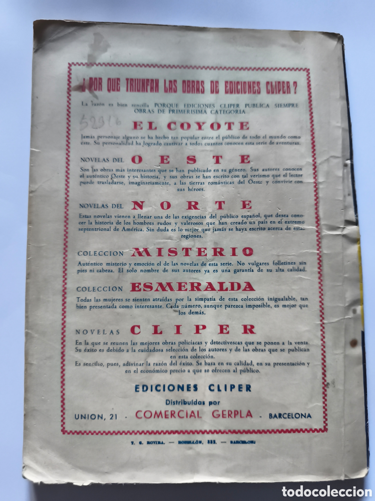 Libros antiguos: NOVELAS DEL OESTE N39 - Foto 2