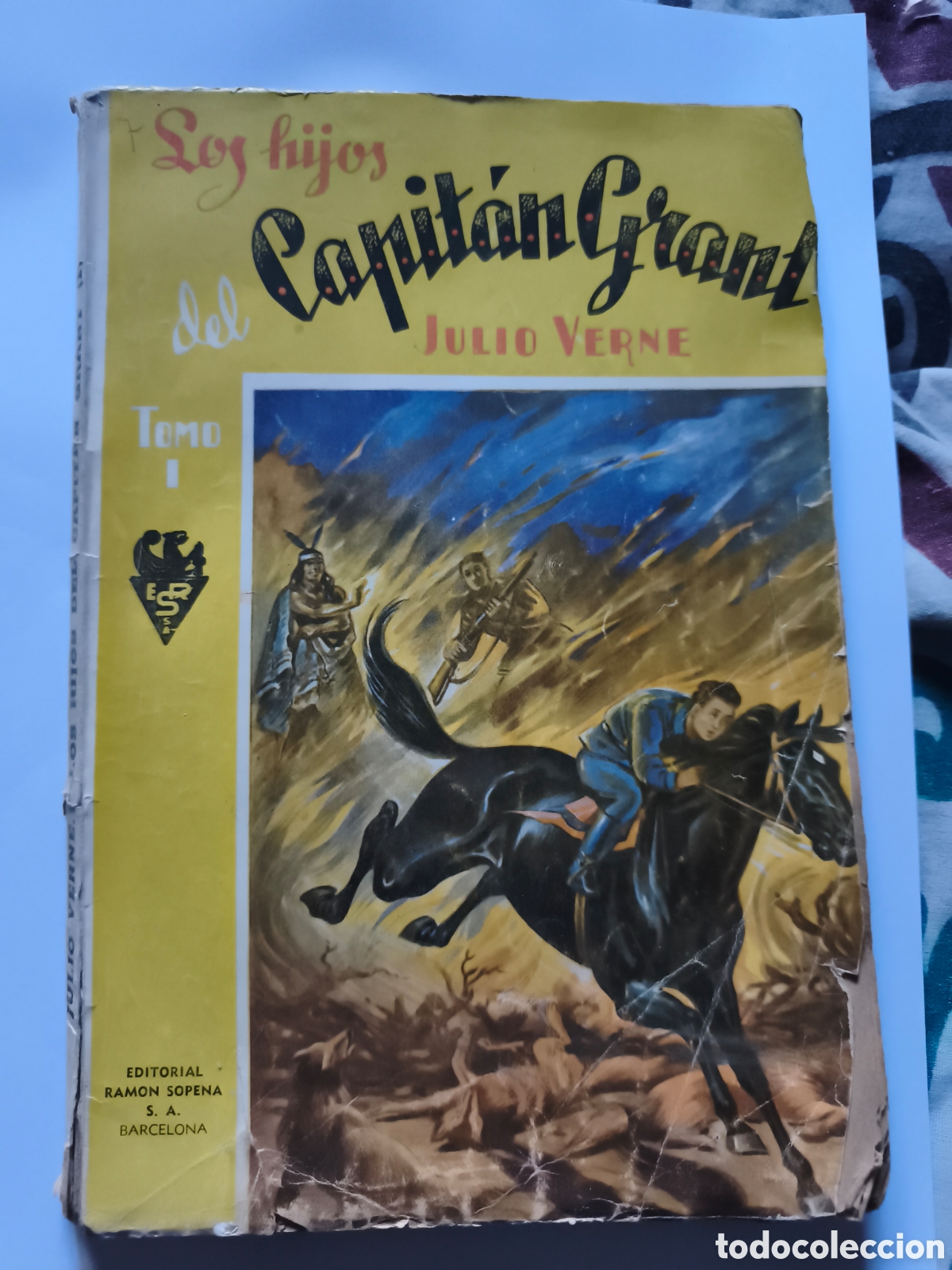 Libros antiguos: JULIO VERNE. LAS HIJOS DEL CAPITAN GRAND. TOMO I 1936