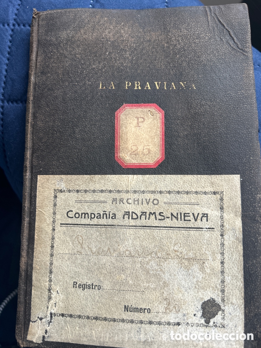 Libros antiguos: Folleto la Praviana del archivo Adams Nieva