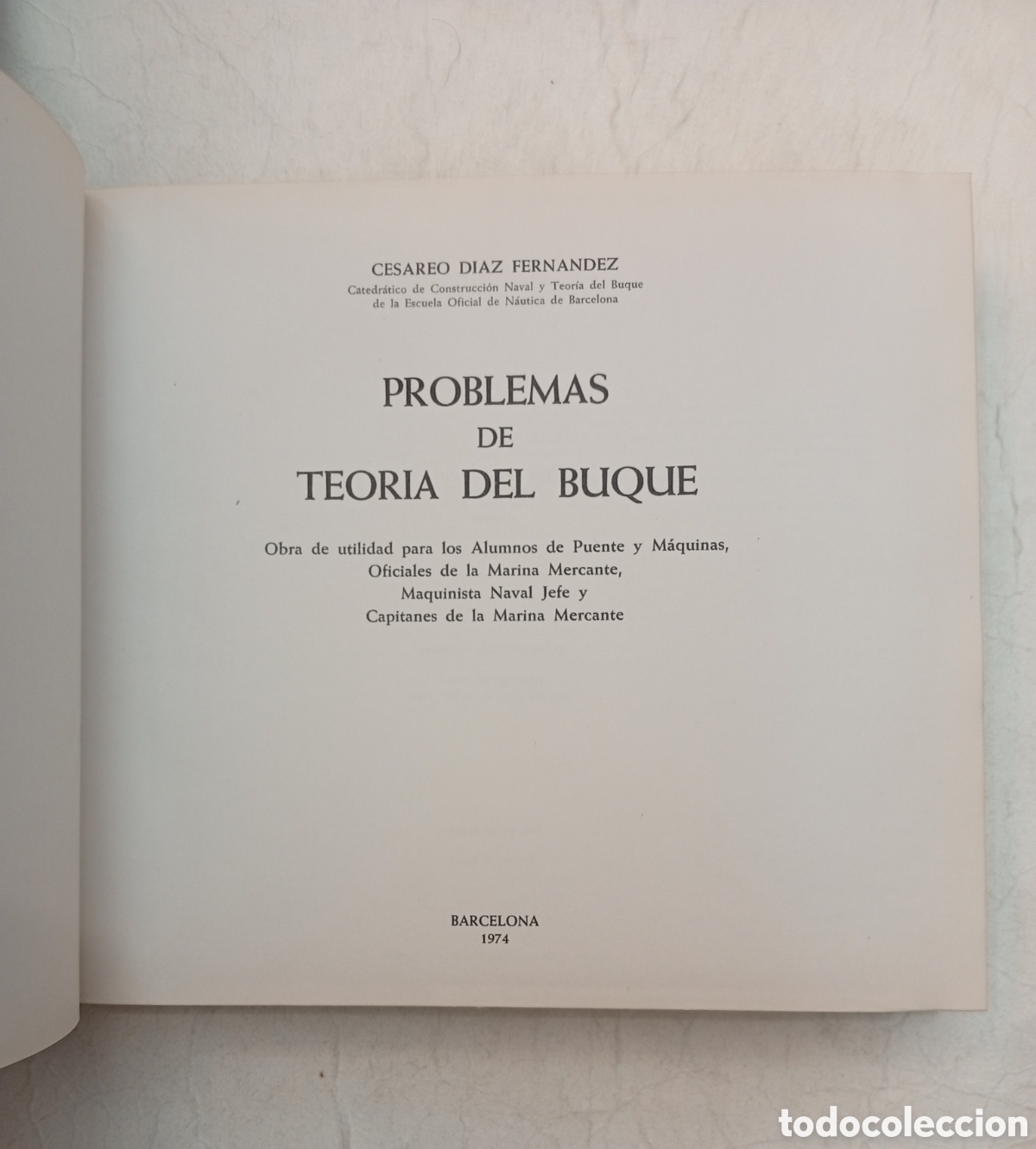 Libros antiguos: Problemas de teor&iacute;a de buque 1974 - Foto 2