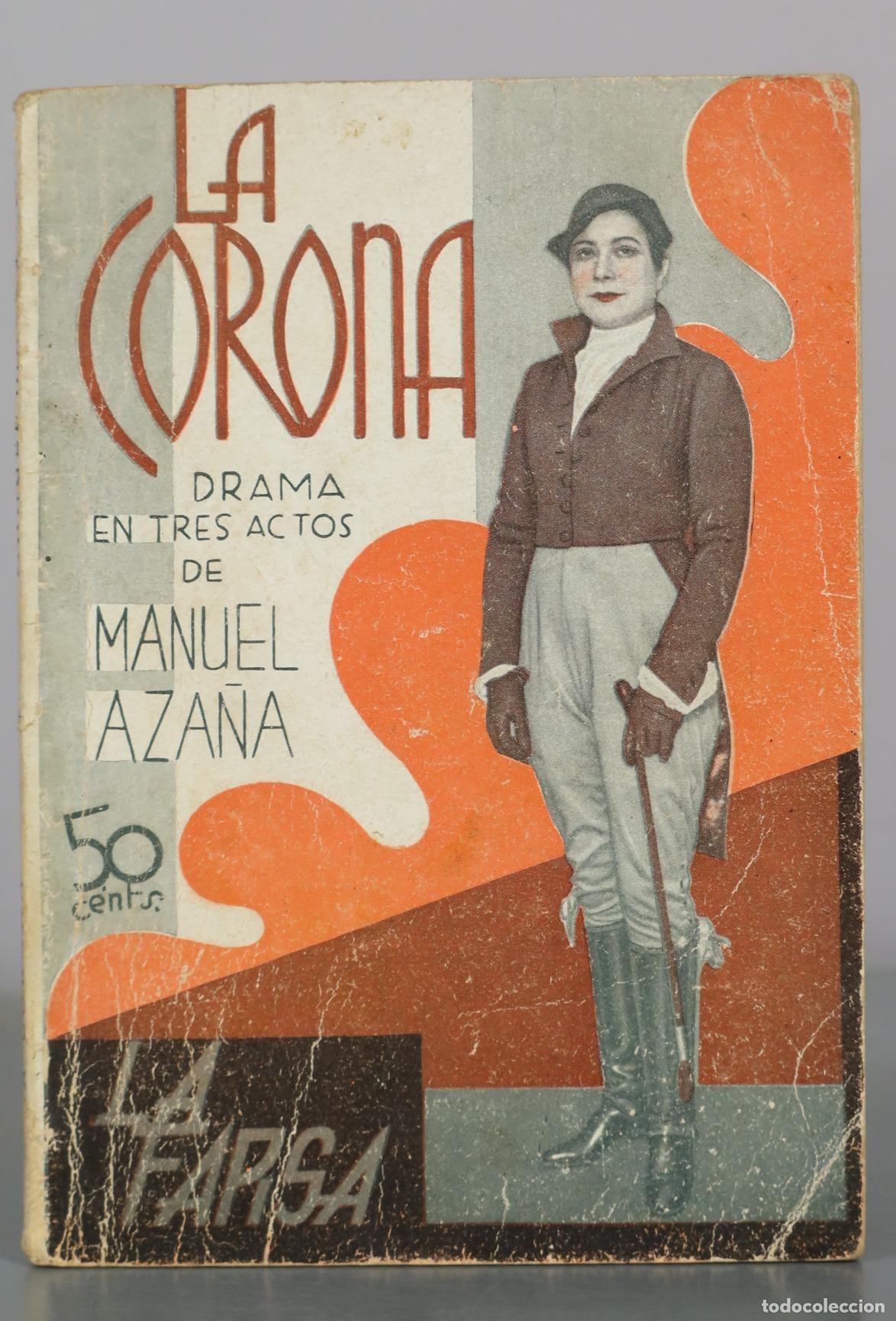 Libros antiguos: La Corona - Manuel Aza&ntilde;a - Foto 1