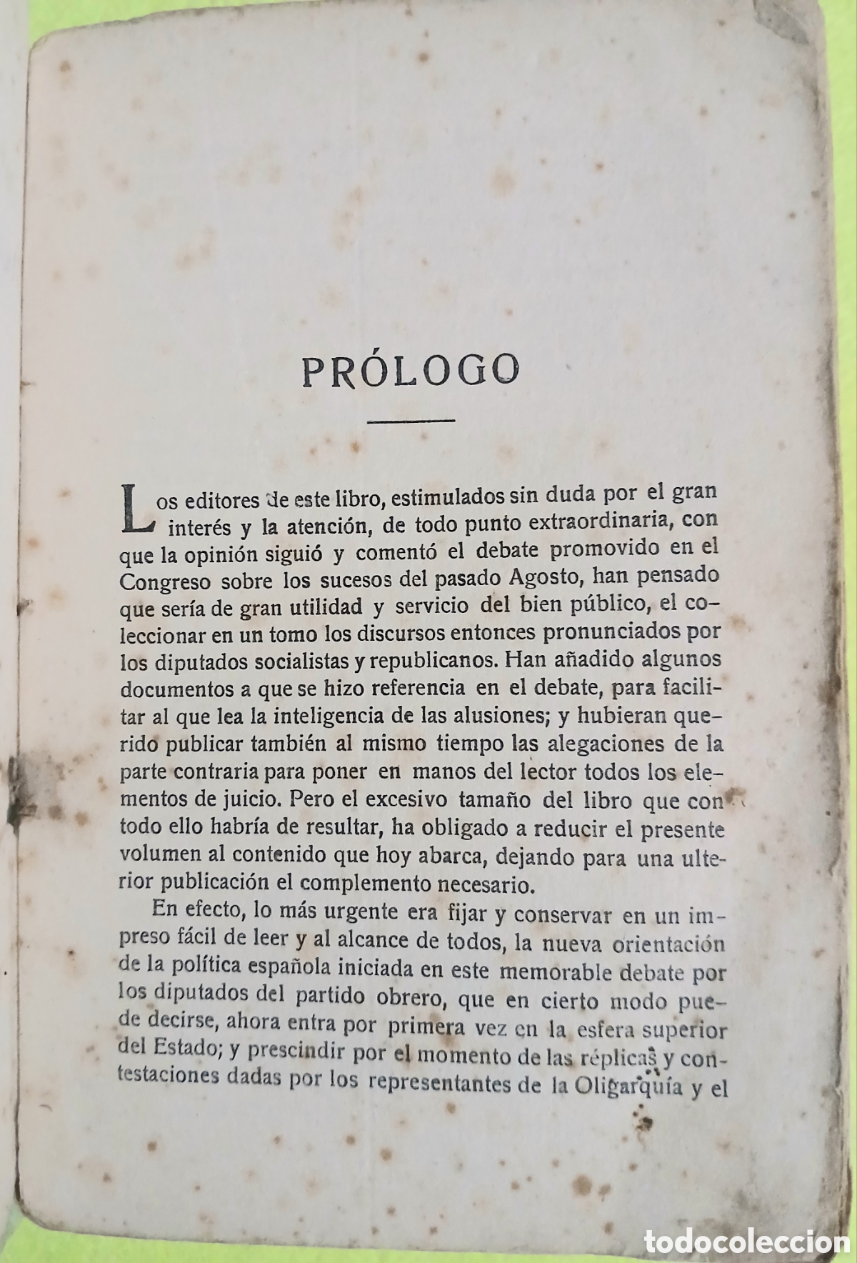 Libros antiguos: Los sucesos de Agosto ante el parlamento - Foto 3