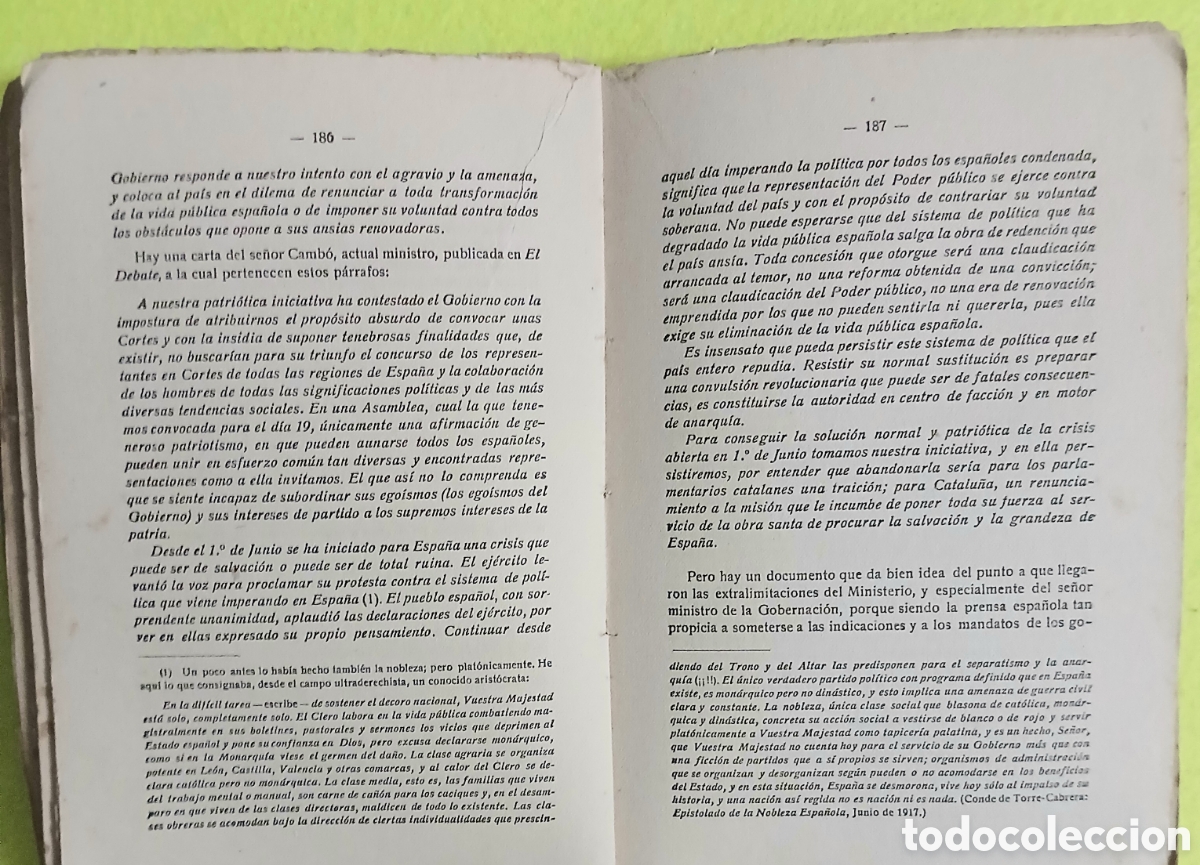 Libros antiguos: Los sucesos de Agosto ante el parlamento - Foto 11
