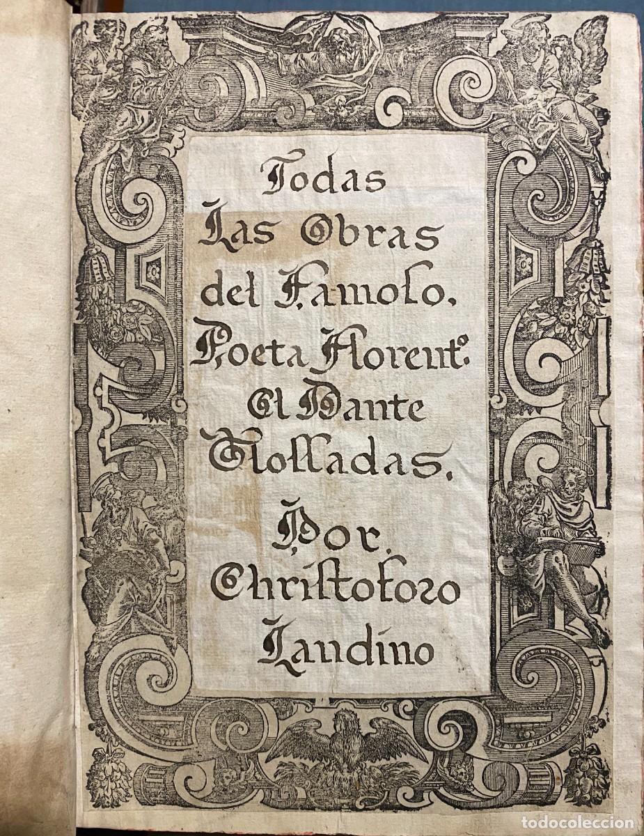 Libros antiguos: FERN&Aacute;NDEZ DE VILLEGAS Primera traducci&oacute;n del Infierno de Dante al Castellano. Post-incunable. 1515.