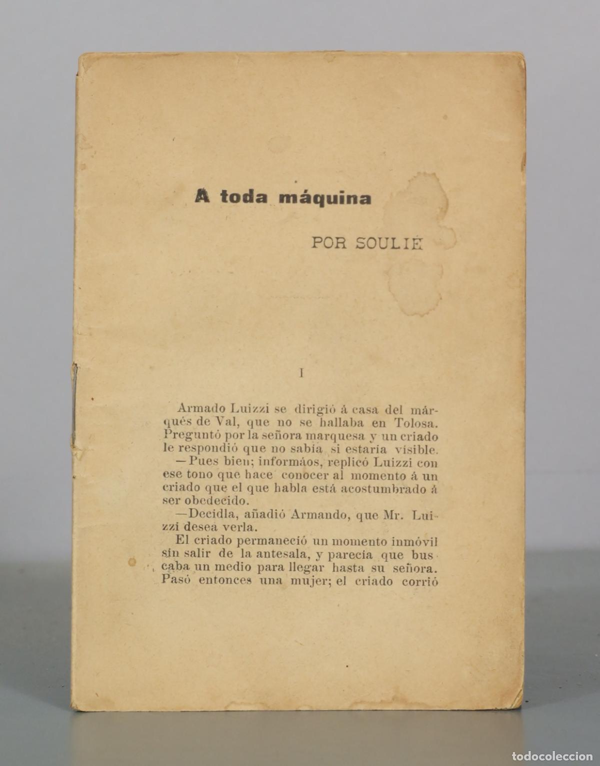 Libros antiguos: A toda maquina - SOULIE