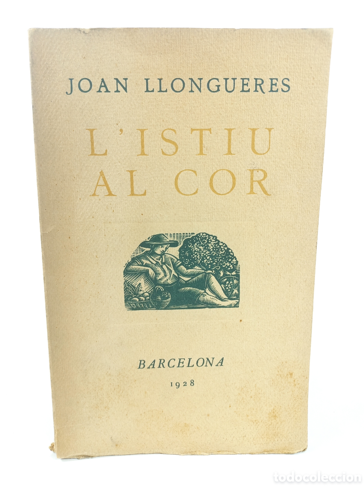 Libros antiguos: L'istiu al cor. Joan Llongueres. Tipograf&iacute;a Emporium, 1928. Catal&aacute;n. Intonso.