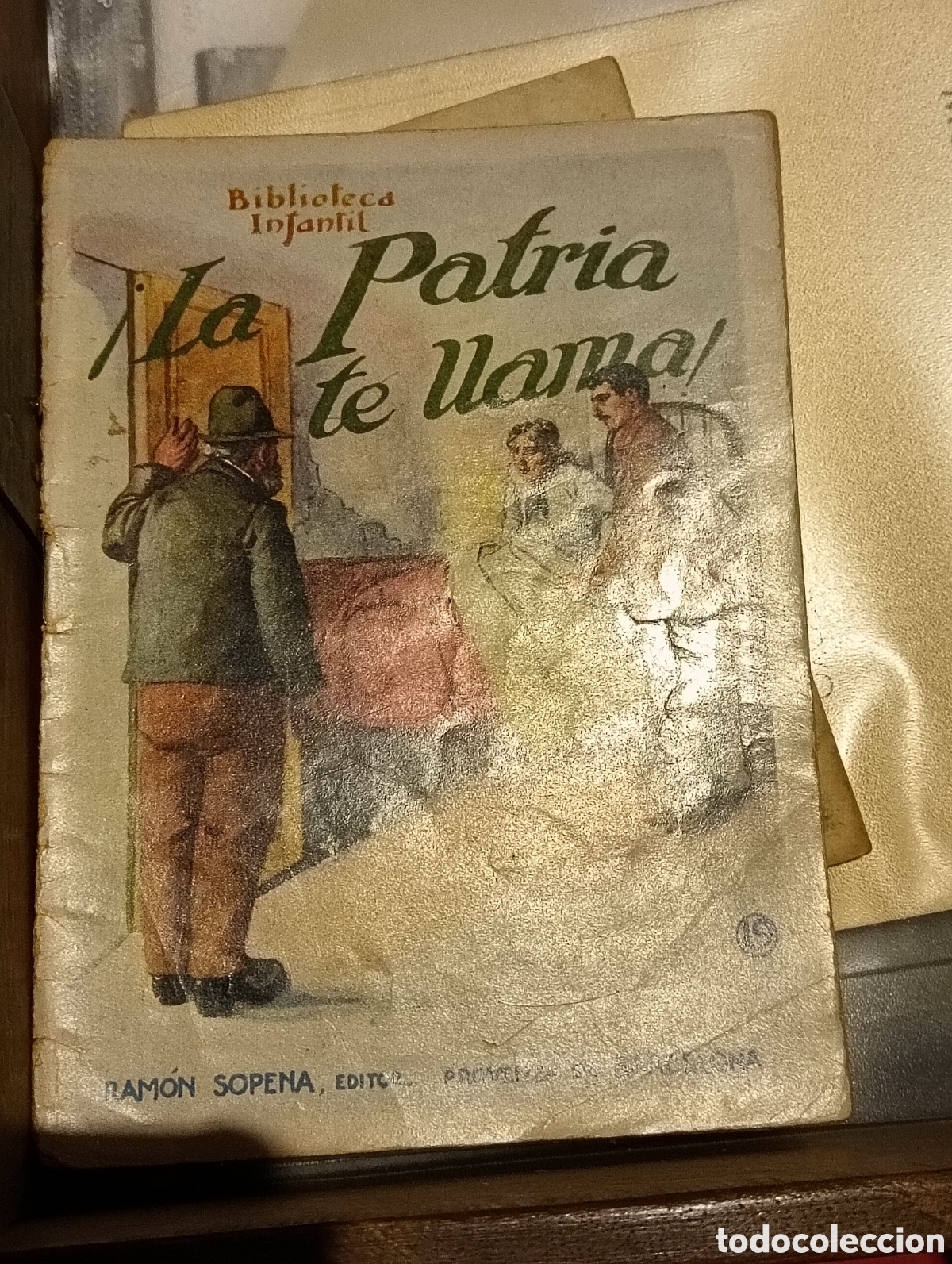 Libros antiguos: La patria te llama biblioteca infantil Ram&oacute;n sopena