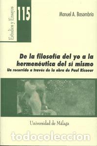 B&uuml;cher: De la Filosof&iacute;a del yo a la hermen&eacute;utica del s&iacute; mismo. Un recorrido a trav&eacute;s de la obra de Paul