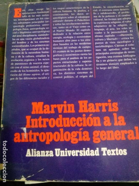 Libros: INTRODUCCION A LA ANTROPOLOGIA GENERAL,, MARVIN HARRIS - Foto 1