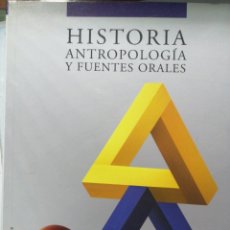 Libros: HISTORIA ANTROPOLOGÍA Y FUENTES ORALES. Nº. 39