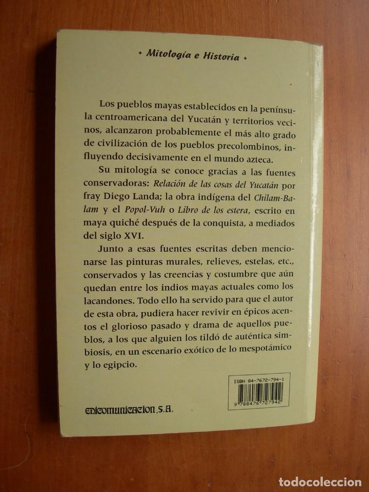 Libros: MITOS Y LEYENDAS DE LOS MAYAS / R. R. AYALA - Foto 2