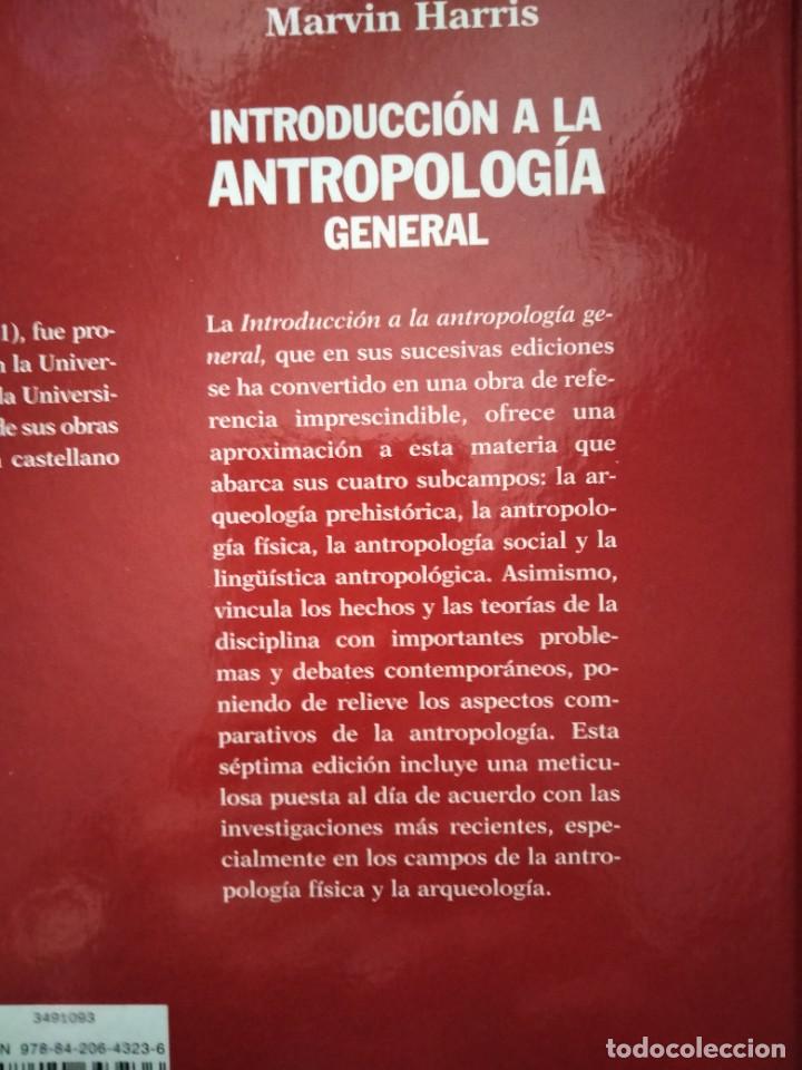 Libros: Introducción a la antropología general. M. Harris - Foto 2 - 293352783