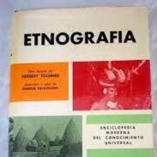 Libros: ETNOGRAFIA HERBERT TISCHNER. Lote 339663618