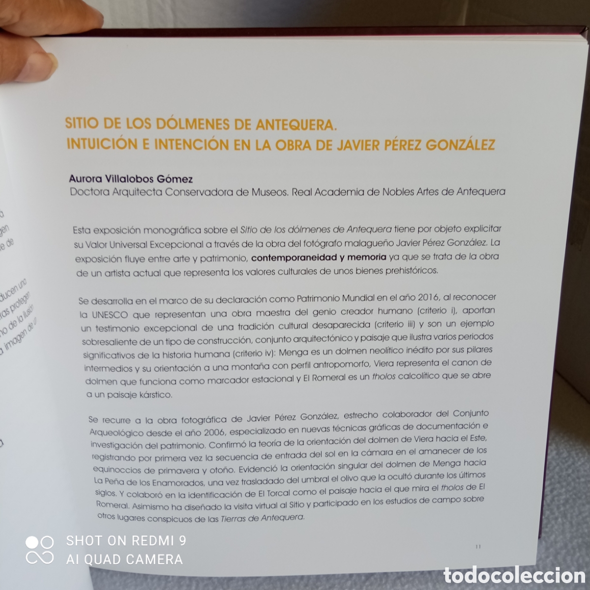Libros: Sitio de los d&oacute;lmenes de Antequera. - Foto 4