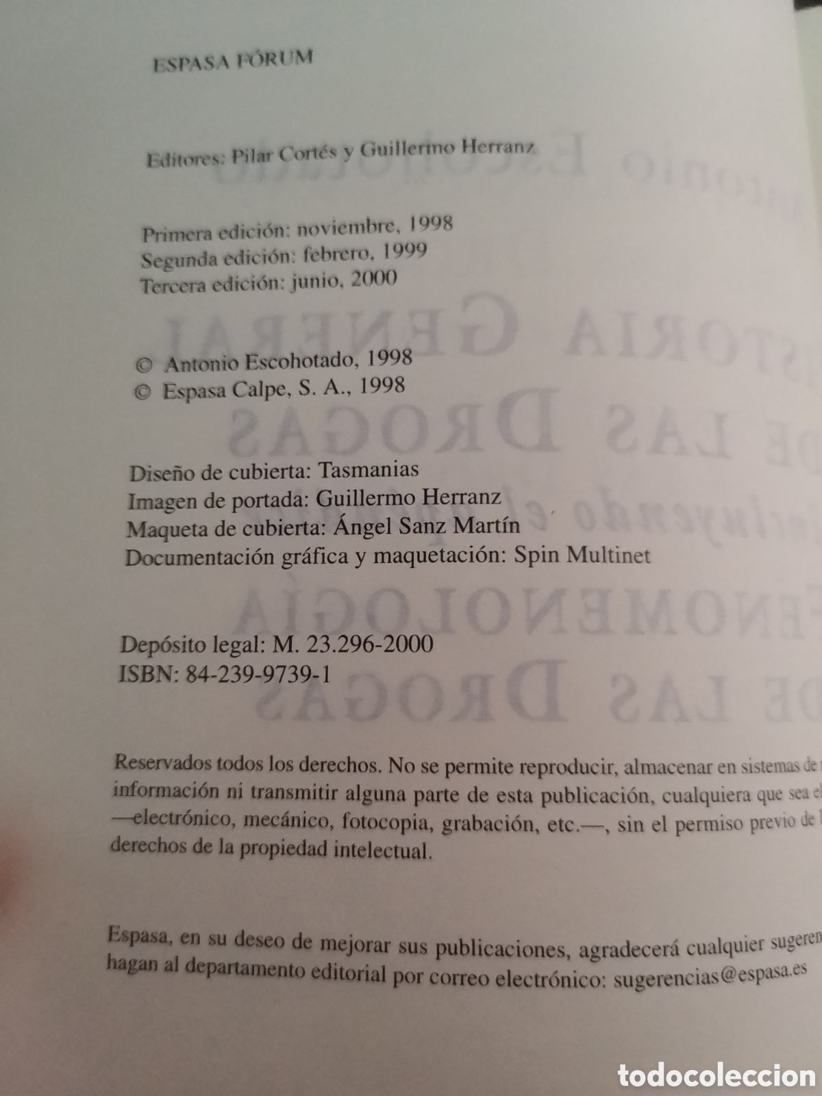 Libros: Historia General de las drogas - Foto 2
