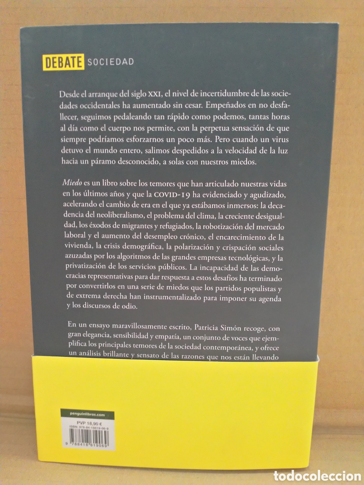 Libros: PATRICIA SIM&Oacute;N. MIEDO .DEBATE - Foto 3