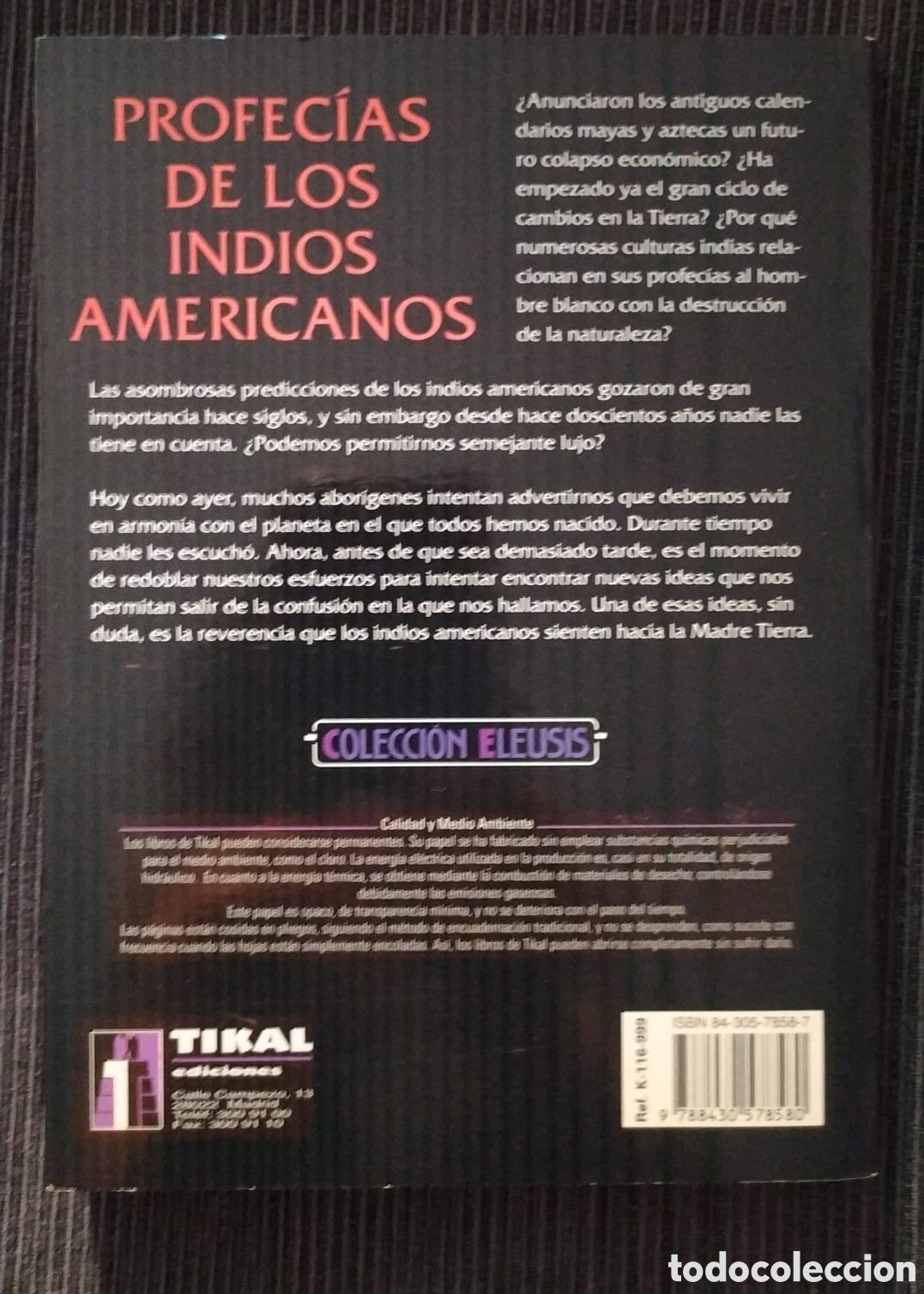 Libros: PROFECIAS DE LOS INDIOS AMERICANOS - Foto 2