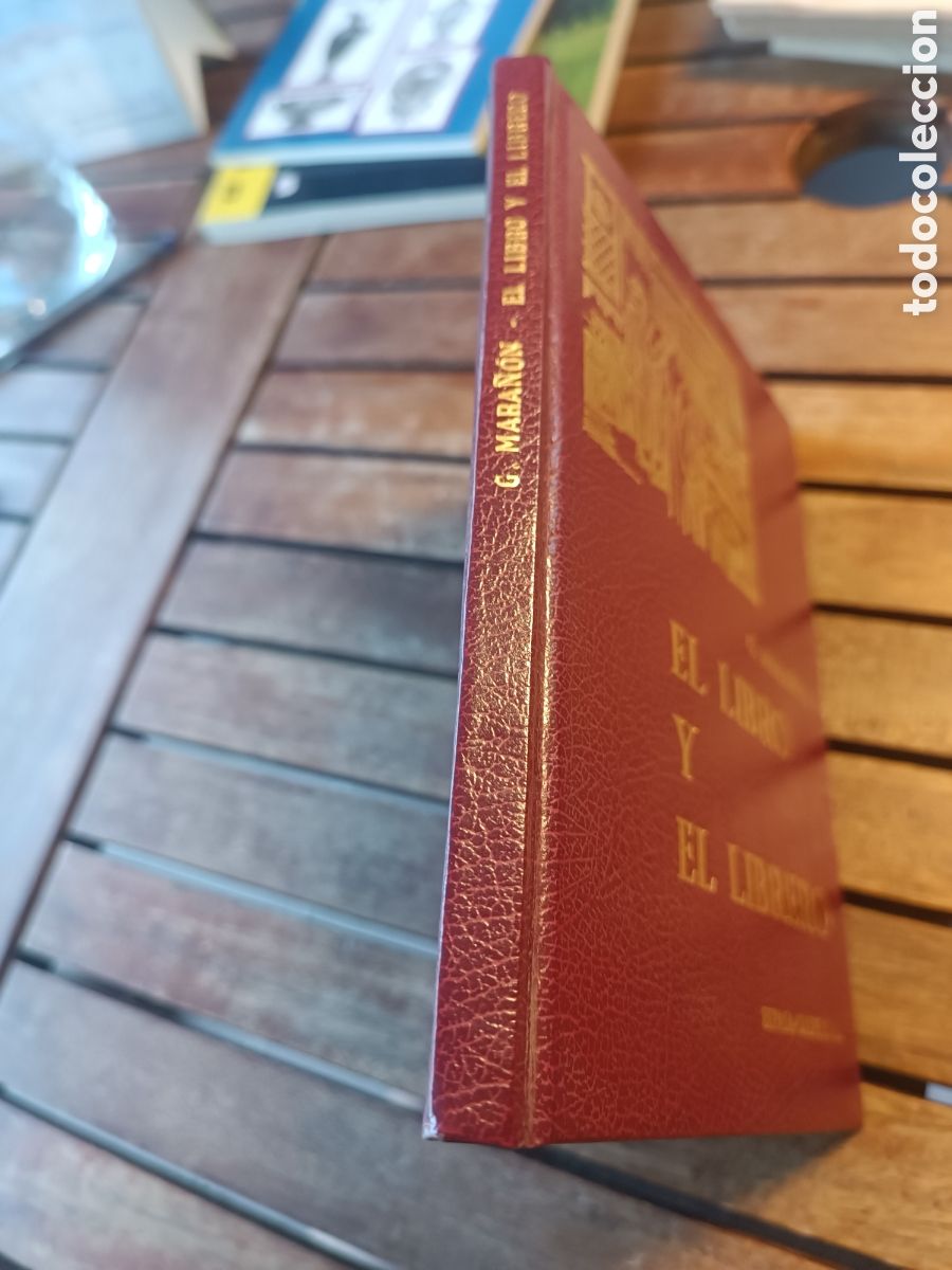 Libros: Gregorio MARA&Ntilde;&Oacute;N EL LIBRO Y EL LIBRERO ESPASA CALPE 1973 casa del libro - Foto 2