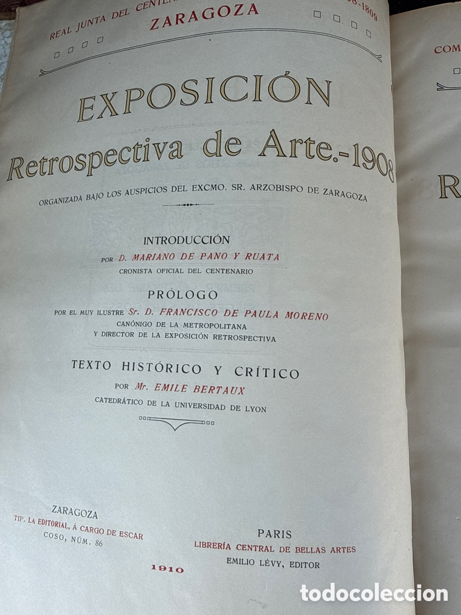 Libros: Exposici&oacute;n Retrospectiva de Arte-1908 - Foto 2