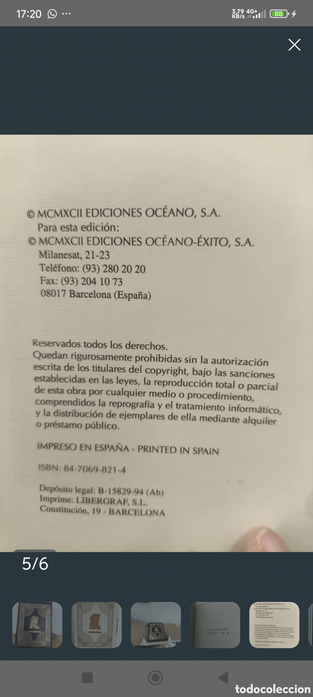 Libros: La divina Comedia Dore como nuevo - Foto 5