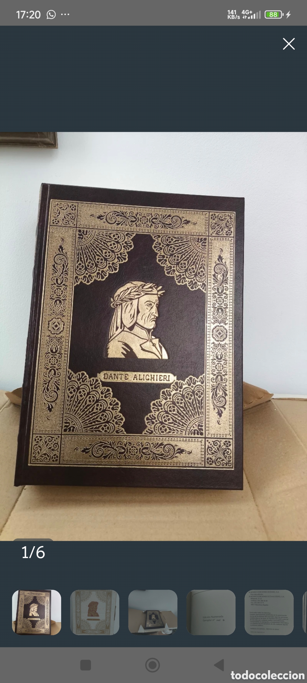 Libros: La divina Comedia Dore como nuevo - Foto 1