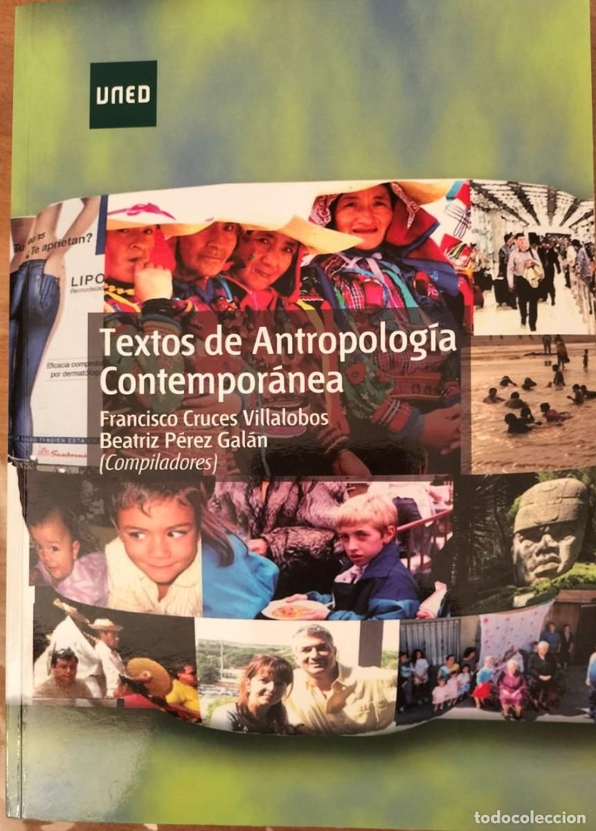 Libros: &iexcl;NUEVO! Textos de Antropolog&iacute;a Contempor&aacute;nea - UNED - 2021 - Francisco Cruces
