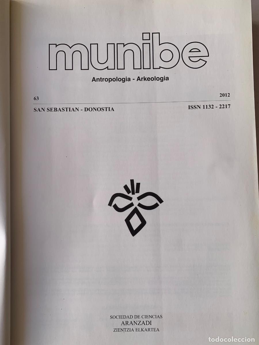 Libros: Munibe. Antropolog&iacute;a-ArKeologia - Foto 2