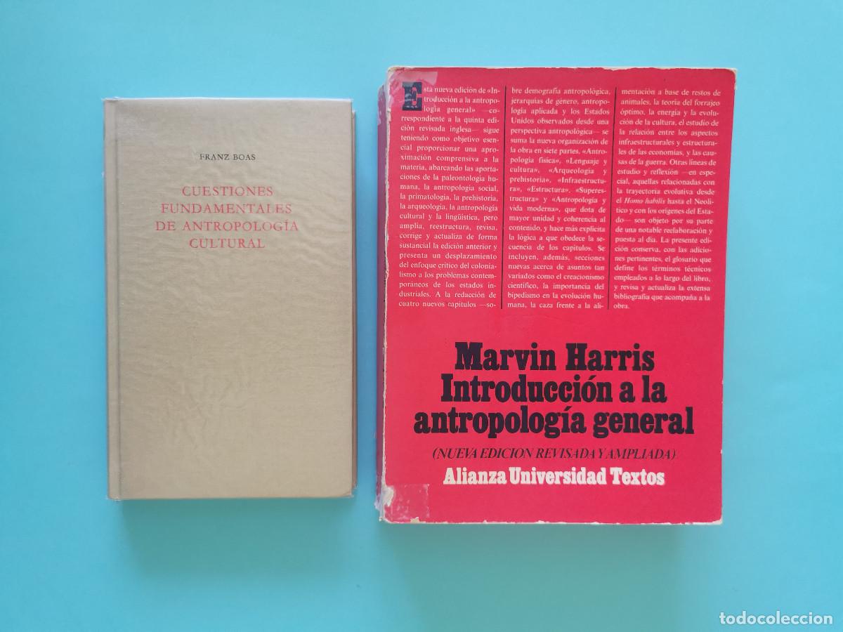 Libros: Introducci&oacute;n a la antropolog&iacute;a general Marvin Harris Franz Boas Cuestiones fundamentales de cultural
