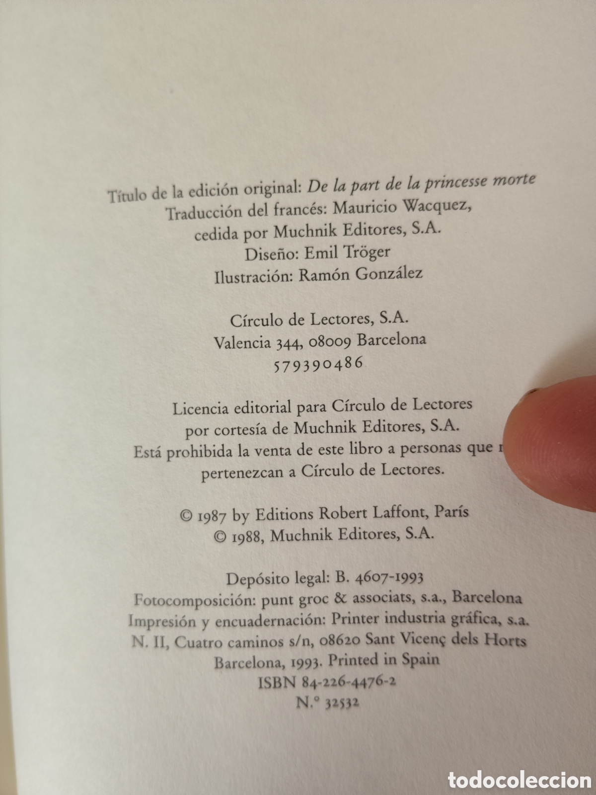 Libros: Libro De parte de la princesa muerta Tapa Dura - Foto 4