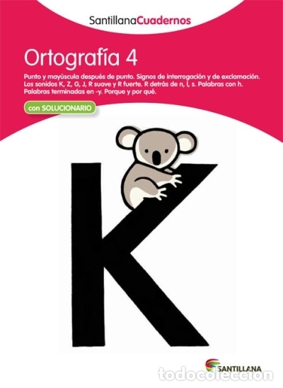 Livros: Ortograf&iacute;a, Cuaderno 4 - Santillana