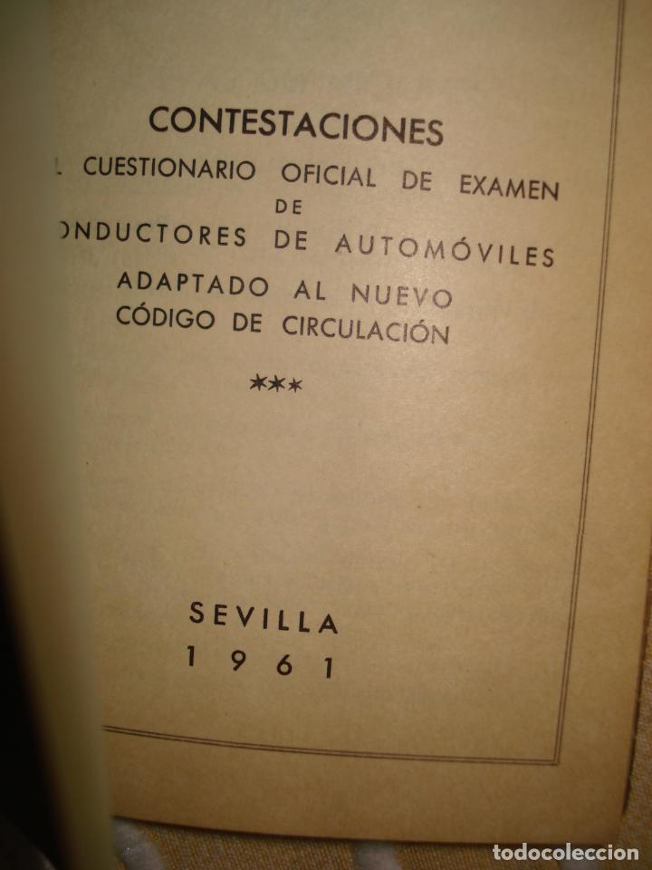Libros: LIBRITO DE AUTOESCUELA A&Ntilde;O 1961 - Foto 3
