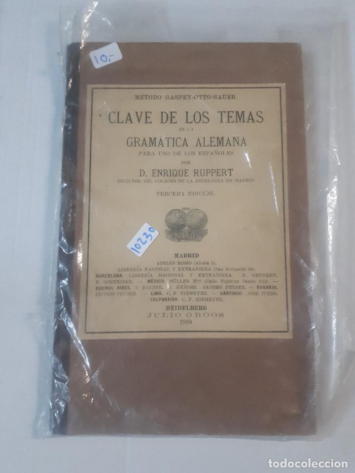Libros: CLAVE DE LOS TEMAS DE LA GRAMATICA ALEMANA - Foto 1 - 151079686