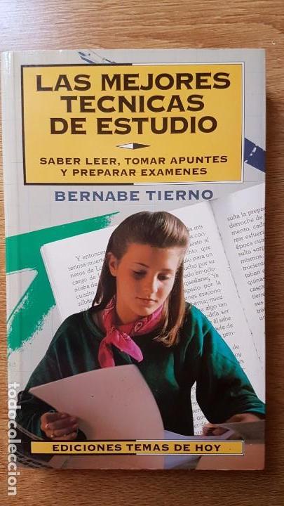 Libros: LIBRO LAS MEJORES T&Eacute;CNICAS DE ESTUDIO. BERNABE TIERNO - Foto 1
