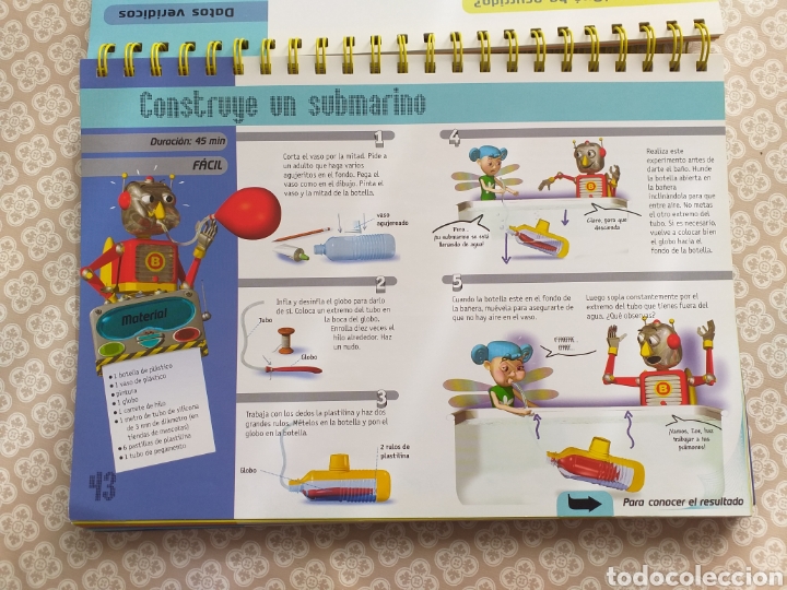 Libros: 100 % Experimentos, libro-atril, de Marc Beyni&eacute; - Foto 4